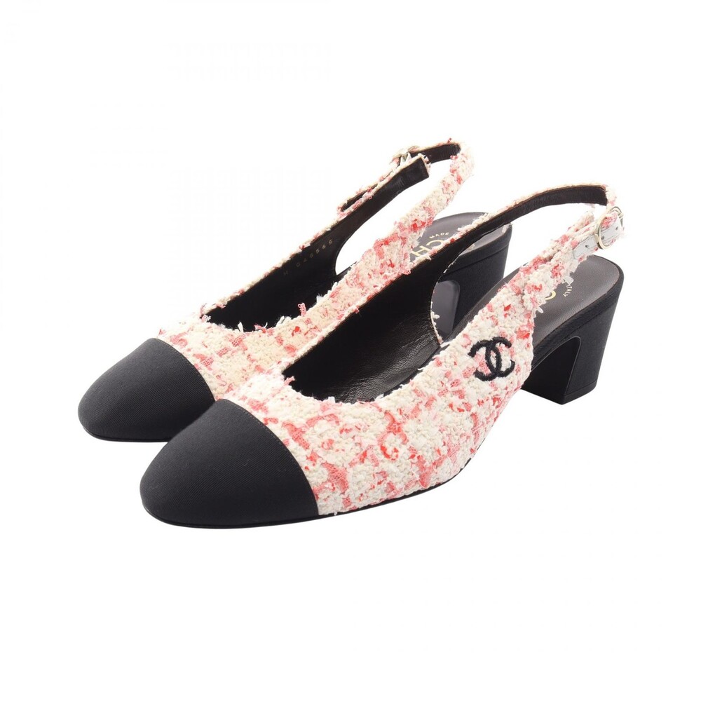Chanel Coco Mark Slingback Pumps Shoes #327747C10B